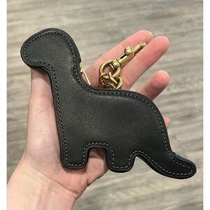 Coach Black Dino Pouch Charm!